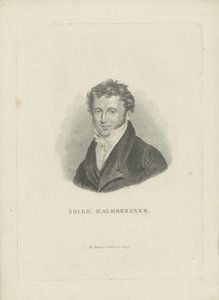 Friedrich Kalkbrenner zeneszerző portréja 1785-1849, kb. 1821.