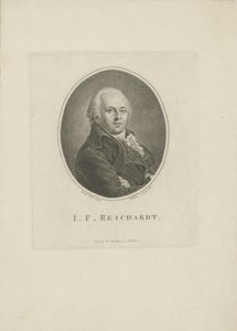 Johann Friedrich Reichardt zeneszerző portréja 1752-1814, 1814.