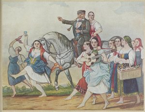 Földesúr és háremje, 1830-1840.