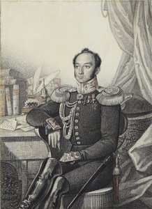 Alexander Ivanovics Germann portréja, 1822.
