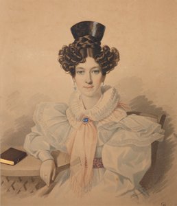 Anna Platonovna Plautina portréja 1808-1886, 1830-as évek.