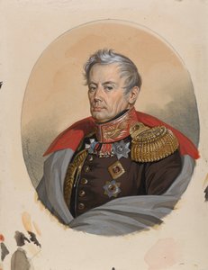 Pjotr Petrovics Konovnyicin gróf portréja 1764-1822, 1820-as évek eleje. alkotó: Carl von Hampeln