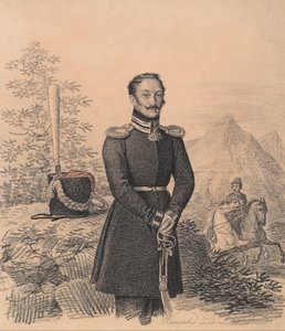 Fjodor Alekszandrovics Bekovics-Cserkasszkij portréja 1791-1833, 1822.