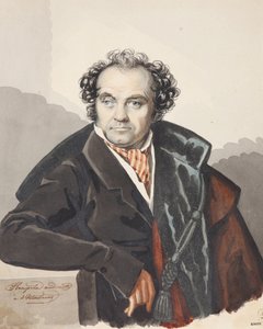 Szergej Dmitrijevics Lvov portréja 1781-1857, 1820-as évek. alkotó: Carl von Hampeln