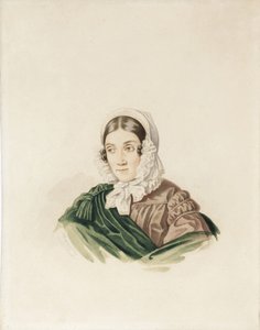 Tatiana Petrovna Lvova portréja 1789-1848, sz. Poltoratskaya, 1830-as évek.
