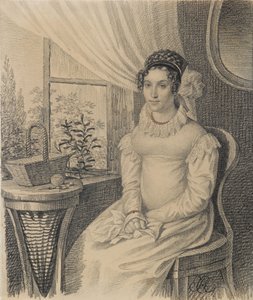Varvara Alekszandrovna Korszakova portréja, 1820-as évek eleje.