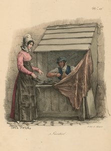 Cobbler egy bódé mögött ült alkotó: Carle Vernet