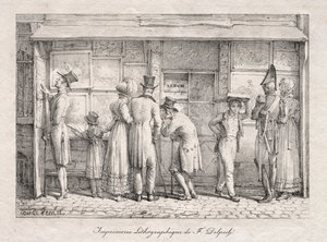 Delpech Litográfiai Nyomda, c. 1818. alkotó: Carle Vernet