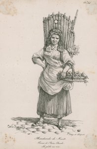 Gyümölcs kereskedő alkotó: Carle Vernet
