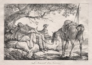 Az alvó katona alkotó: Carle Vernet