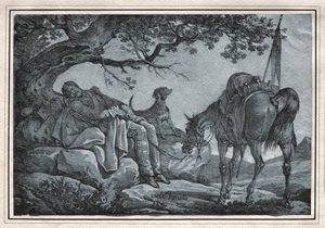 Az alvó katona. alkotó: Carle Vernet