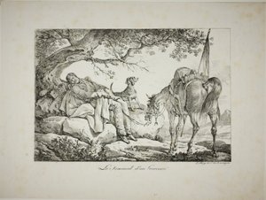 Harcos Alszik alkotó: Carle Vernet