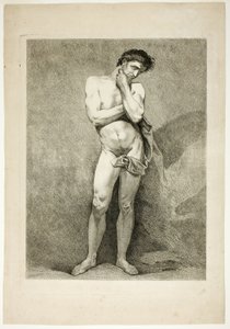 Ábra, a Six Figures Académiques című kötetből alkotó: Carle van Loo