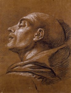 Tanulmány, Carle van Loo (1705-1765), szangvinikus rajz alkotó: Carle van Loo