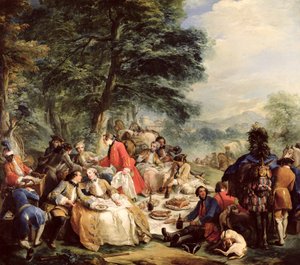 A vadász ebéd, 1737