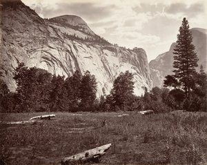 North Dome, 3725 láb, Yosemite, kb. 1872, nyomtatott kb. 1876.
