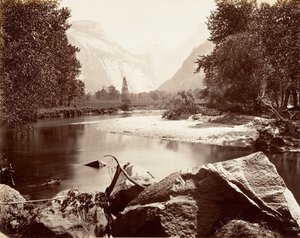 The Domes, Yosemite, kb. 1872, nyomtatott kb. 1876.