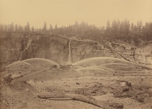 Malakoff Diggins, North Bloomfield, Nevada megye, 1871. alkotó: Carleton Emmons Watkins