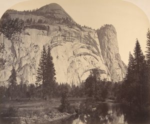 Északi kupola bal oldalon – Royal Arches – Washington oszlop, 1861, Yosemite.