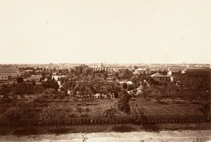 Oakland, a Katonai Akadémiáról, 1864, nyomtatott kb. 1876. alkotó: Carleton Emmons Watkins