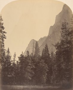 A félkupola vázlatos képe, 4967 láb, 1861. alkotó: Carleton Emmons Watkins