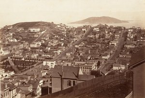 San Francisco, 1864, nyomtatott kb. 1876. alkotó: Carleton Emmons Watkins