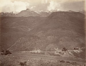 Sutro Tunnel Shaft No. 2, 1875, nyomtatott kb. 1876. alkotó: Carleton Emmons Watkins