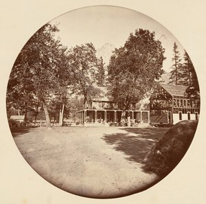 [Yosemite Nemzeti Park, Kalifornia], kb. 1878. alkotó: Carleton Emmons Watkins
