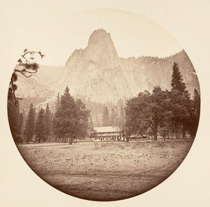 [Yosemite Nemzeti Park, Kalifornia], kb. 1878. alkotó: Carleton Emmons Watkins