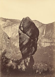 Az Agassiz-szikla és a Yosemite-vízesések, Union Pointból alkotó: Carleton Watkins
