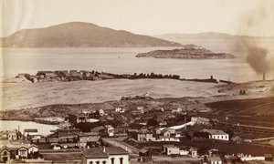Alcatraz & Black Pt. az orosz hegyről, S.F.