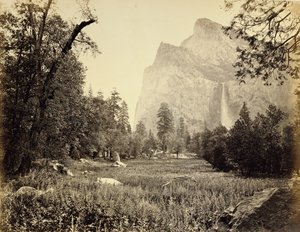 Menyasszonyi fátyol, 900 láb alkotó: Carleton Watkins