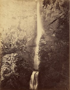 [Cascades, Multnomah Falls] alkotó: Carleton Watkins