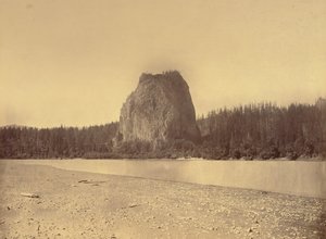 [Castle Rock, Columbia folyó] alkotó: Carleton Watkins