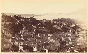[Golden Gate a Telegraph Hillről, S.F.] alkotó: Carleton Watkins
