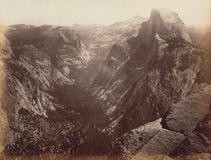 [Half Dome a Glacier Pointról] alkotó: Carleton Watkins