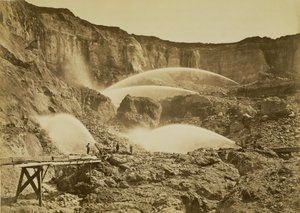 [Malakoff Diggings, Nevada megye, Kalifornia] alkotó: Carleton Watkins
