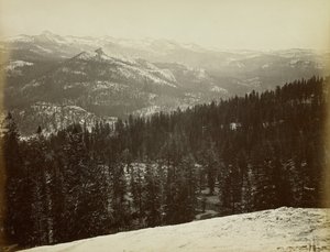 A Merced-csoport a Sentinel Dome-ról alkotó: Carleton Watkins