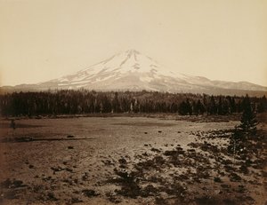 A Shasta-hegy észak felől, Kalifornia alkotó: Carleton Watkins