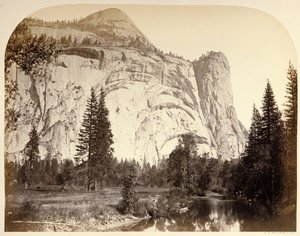 North Dome. Royal Arches - Washington Column alkotó: Carleton Watkins