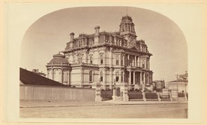 Chas. Crocker rezidenciája alkotó: Carleton Watkins