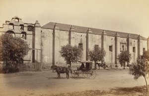 San Gabriel-misszió, Kalifornia alkotó: Carleton Watkins