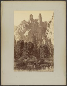 [Sentinel-sziklák, Yosemite] alkotó: Carleton Watkins