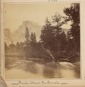 Déli kupola, Yosemite alkotó: Carleton Watkins