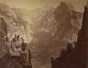 [A kupolák a Glacier Rockról] alkotó: Carleton Watkins