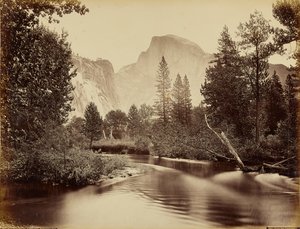 Half Dome, 4 953 láb, Yosemite, Kalifornia alkotó: Carleton Watkins