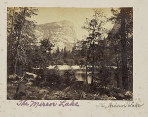 A tó, Yosemite-völgy, Mariposa megye, CAL. (No.1028) alkotó: Carleton Watkins