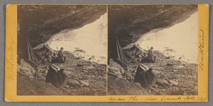 A Felső-Yosemite-vízesés alatt alkotó: Carleton Watkins