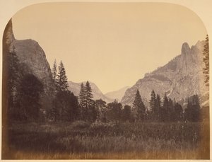 Fel a völgyben - Yosemite alkotó: Carleton Watkins