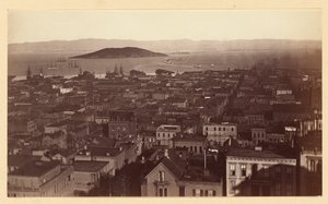 [Kilátás a Cal St. Hillről, S.F. / 3733] alkotó: Carleton Watkins
